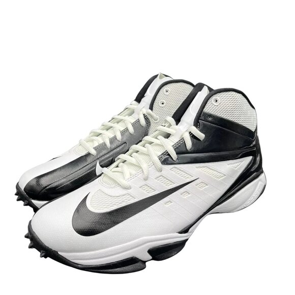Nike Vapor 3/4 Destroyer - Sz 13.5 Men Football Shoes White Black 527879-100 NEW main image 6